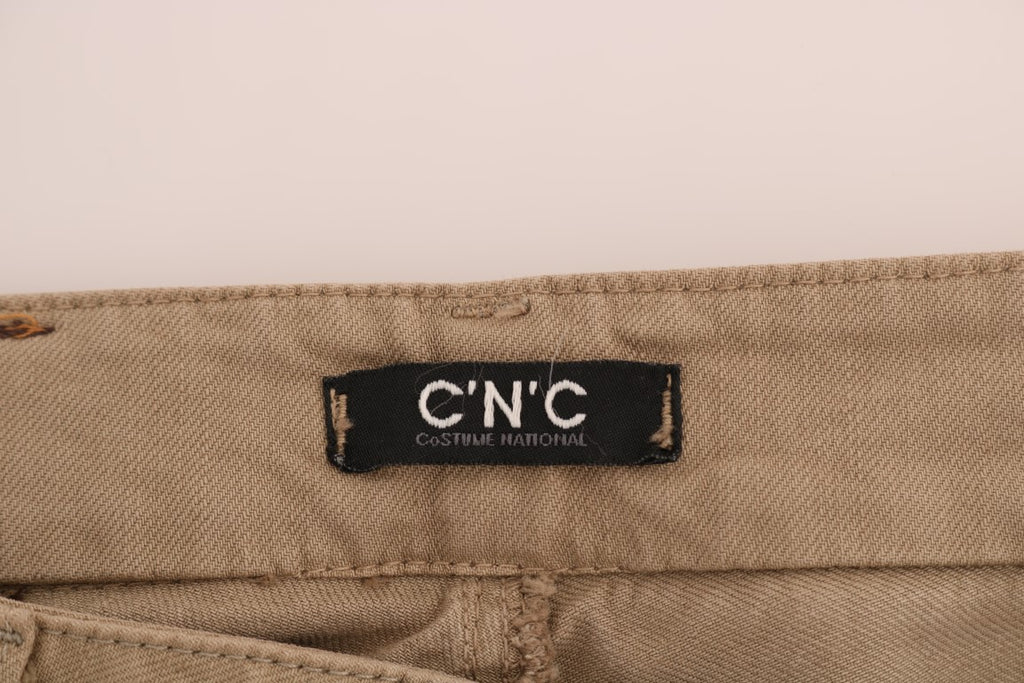 Jean slim en coton stretch beige Costume National