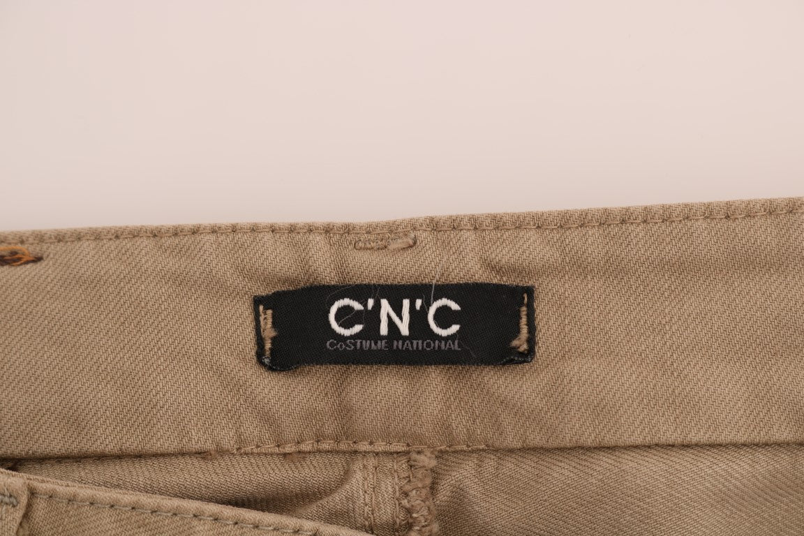 Jean slim en coton stretch beige Costume National