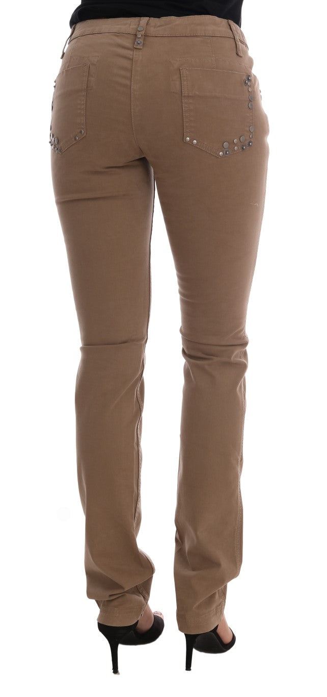 Jean slim en coton stretch beige Costume National