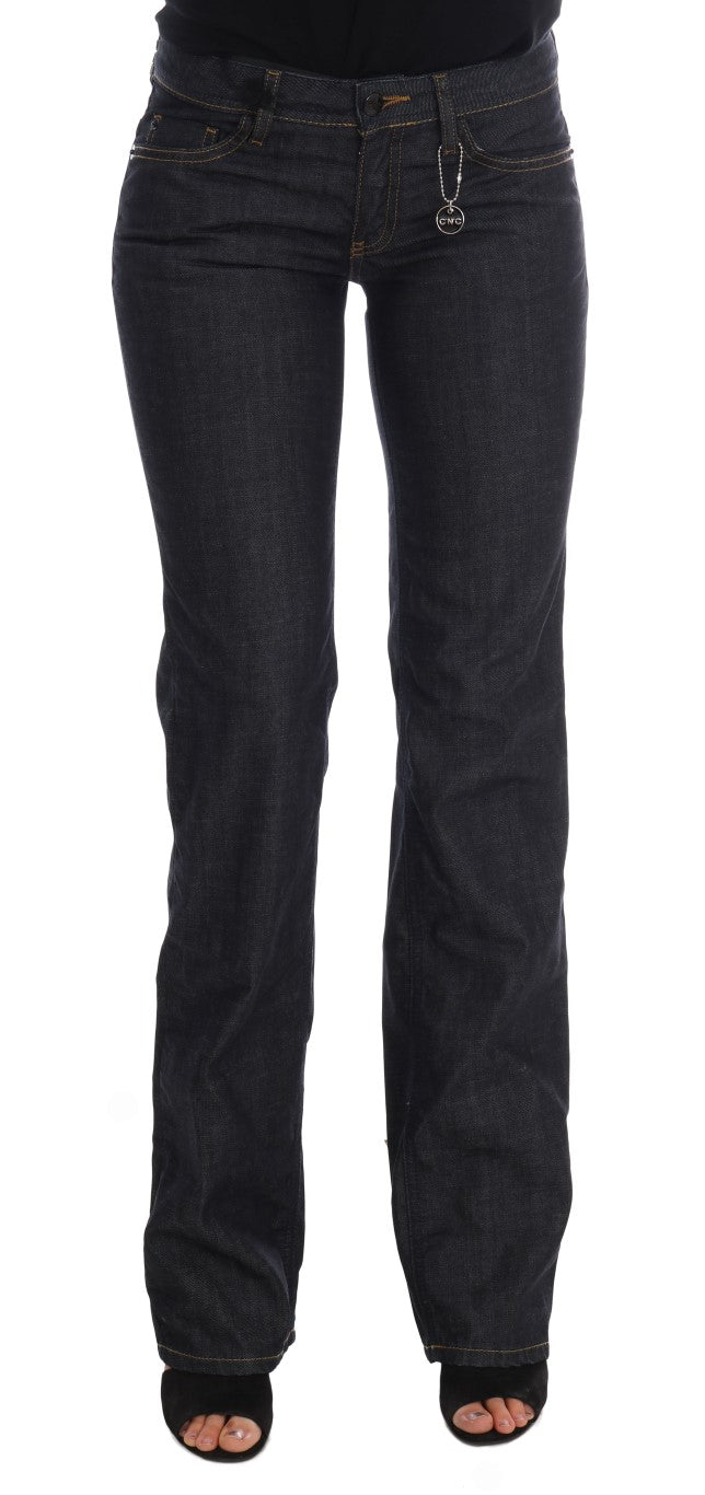 Jean coupe classique en coton bleu foncé Costume National
