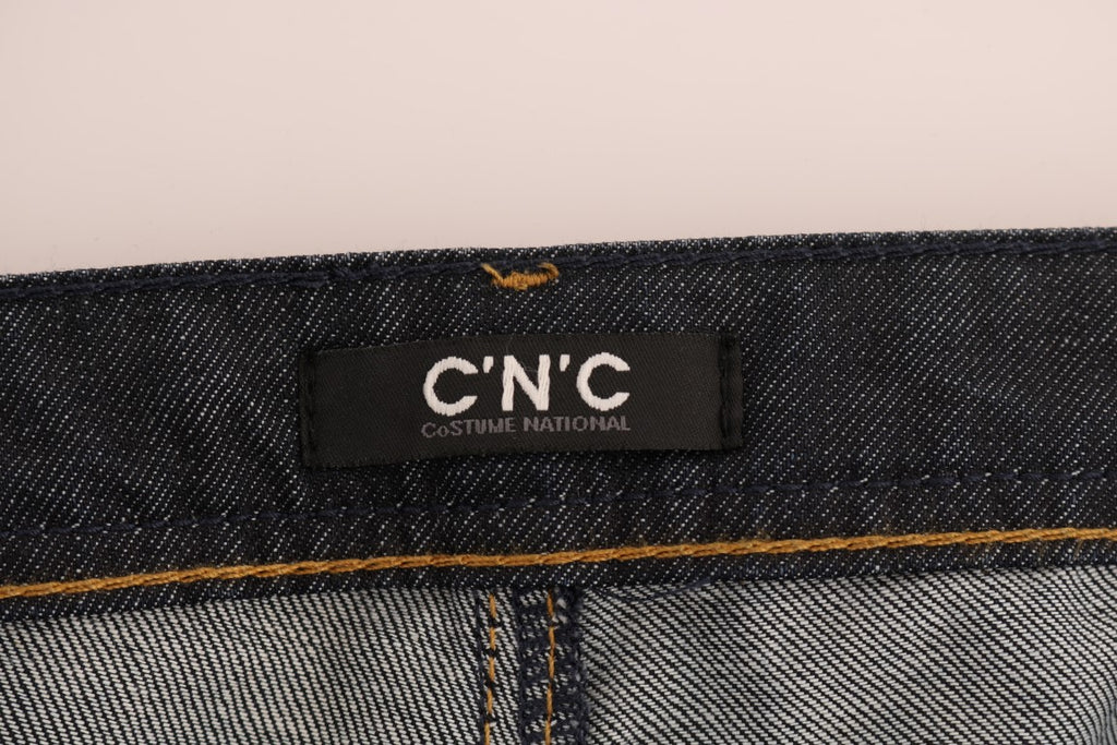 Jean coupe classique en coton bleu foncé Costume National