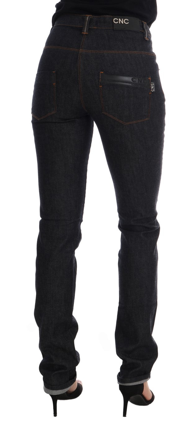 Jean slim bleu en coton stretch Costume National