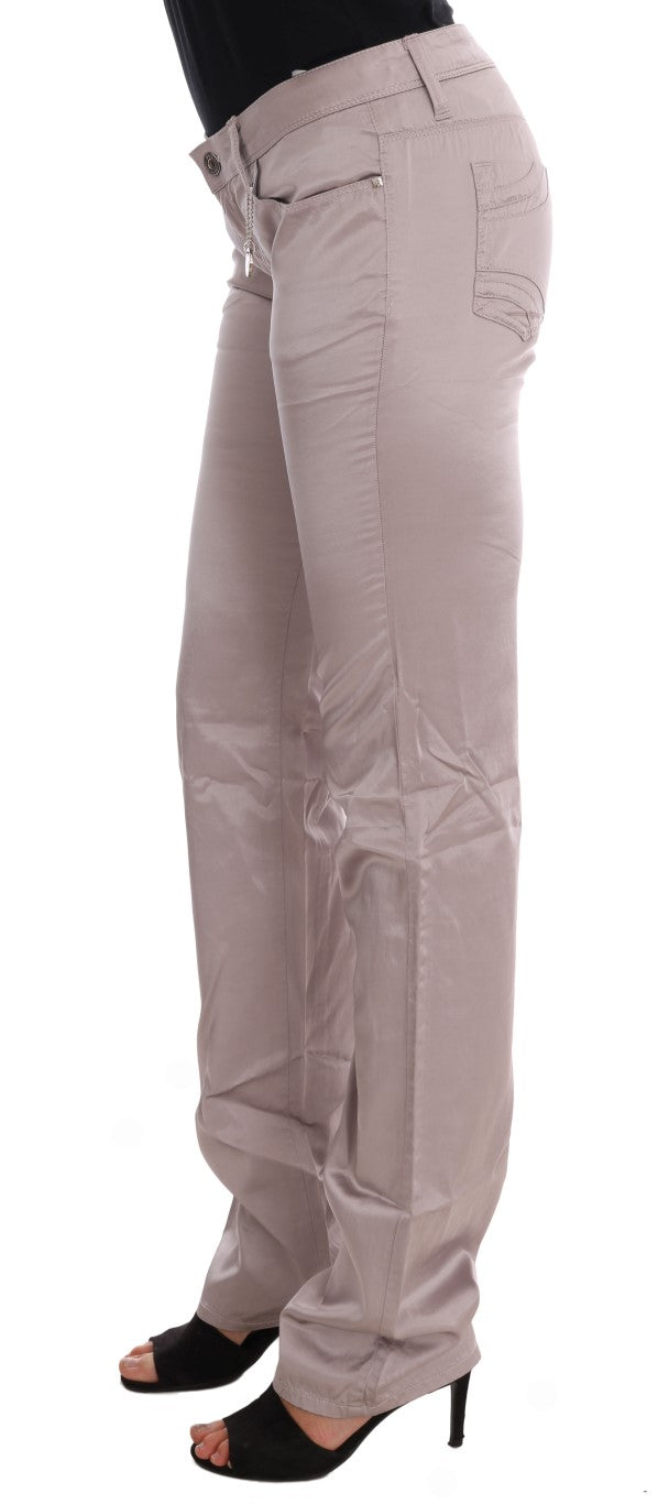 Jean slim en coton beige Costume National