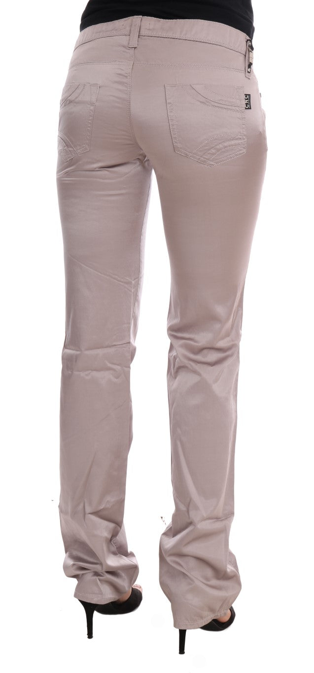 Jean slim en coton beige Costume National