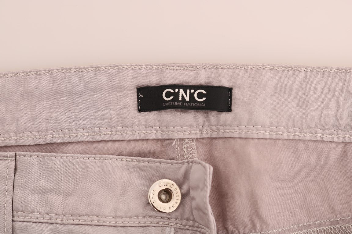 Jean slim en coton beige Costume National