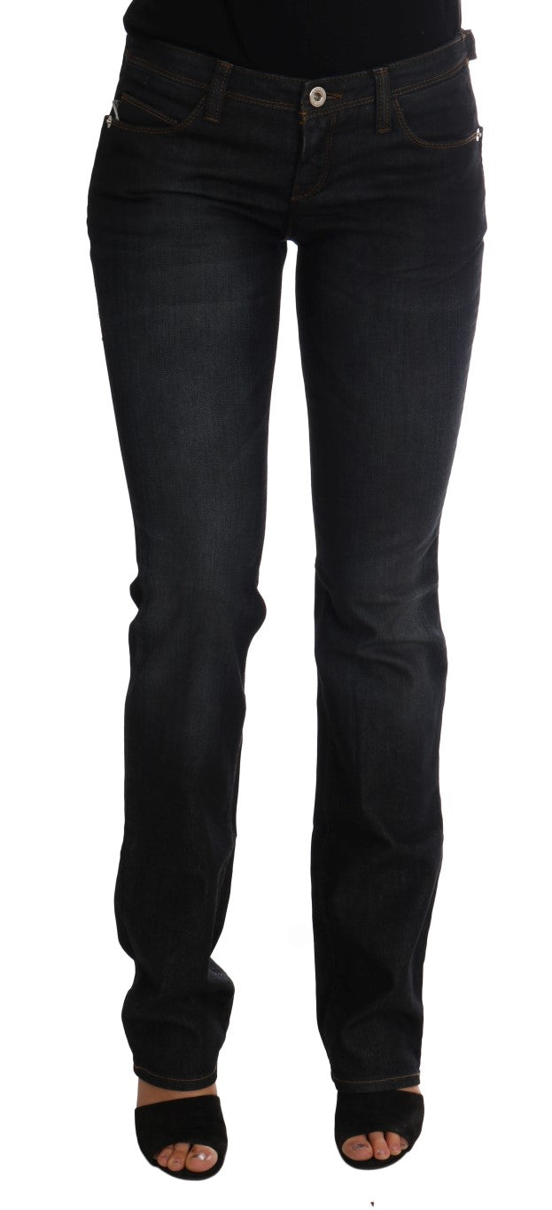 Jean slim bleu foncé en coton Costume National