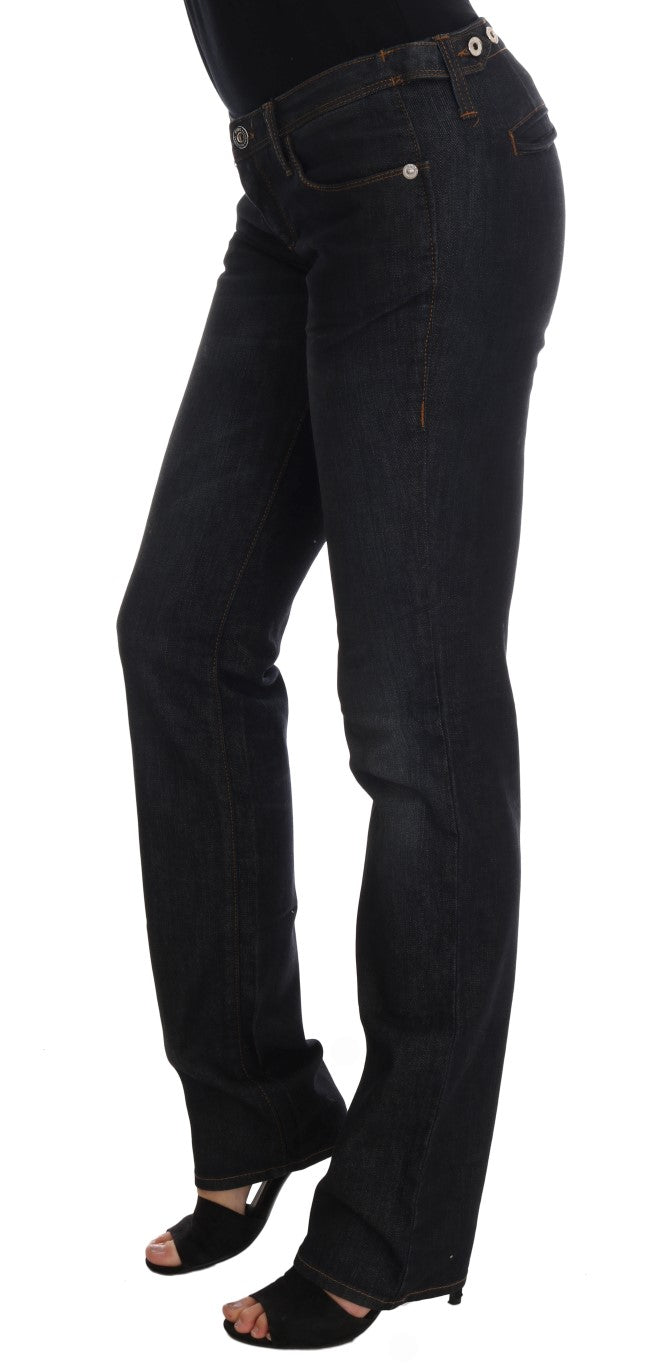 Jean slim bleu foncé en coton Costume National