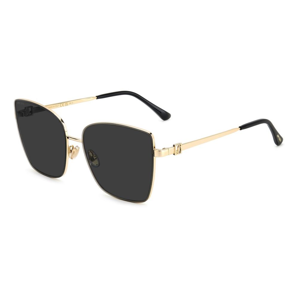Lunettes de soleil Jimmy Choo en métal doré