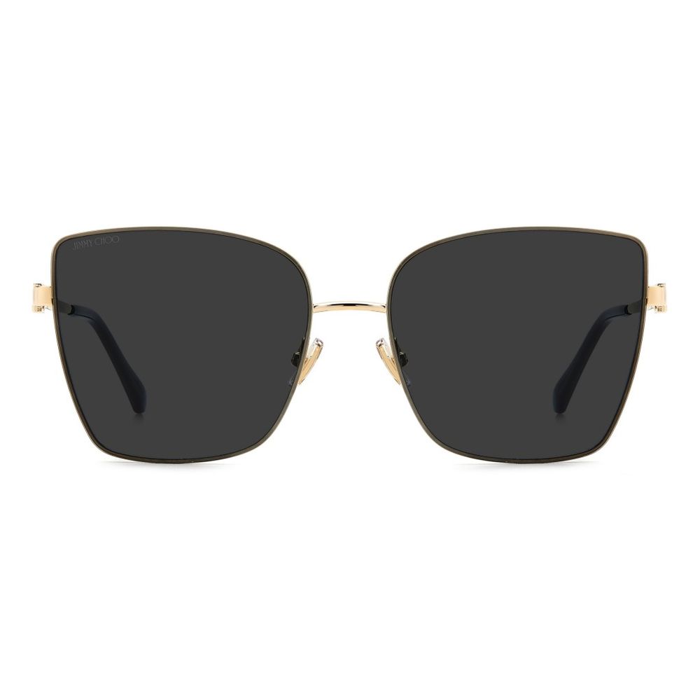 Lunettes de soleil Jimmy Choo en métal doré