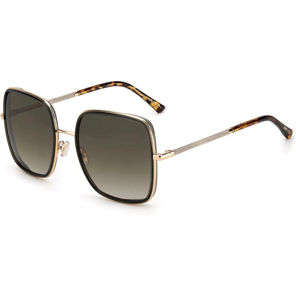 Lunettes de soleil Jimmy Choo en métal doré