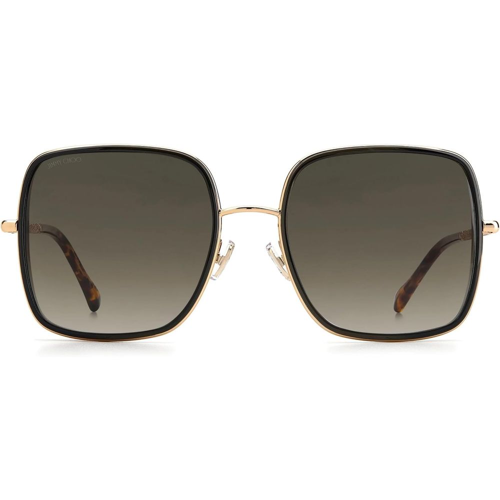 Lunettes de soleil Jimmy Choo en métal doré