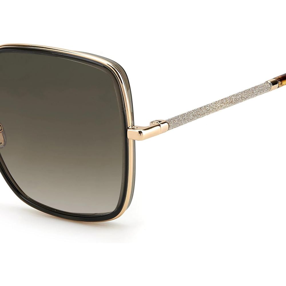 Lunettes de soleil Jimmy Choo en métal doré