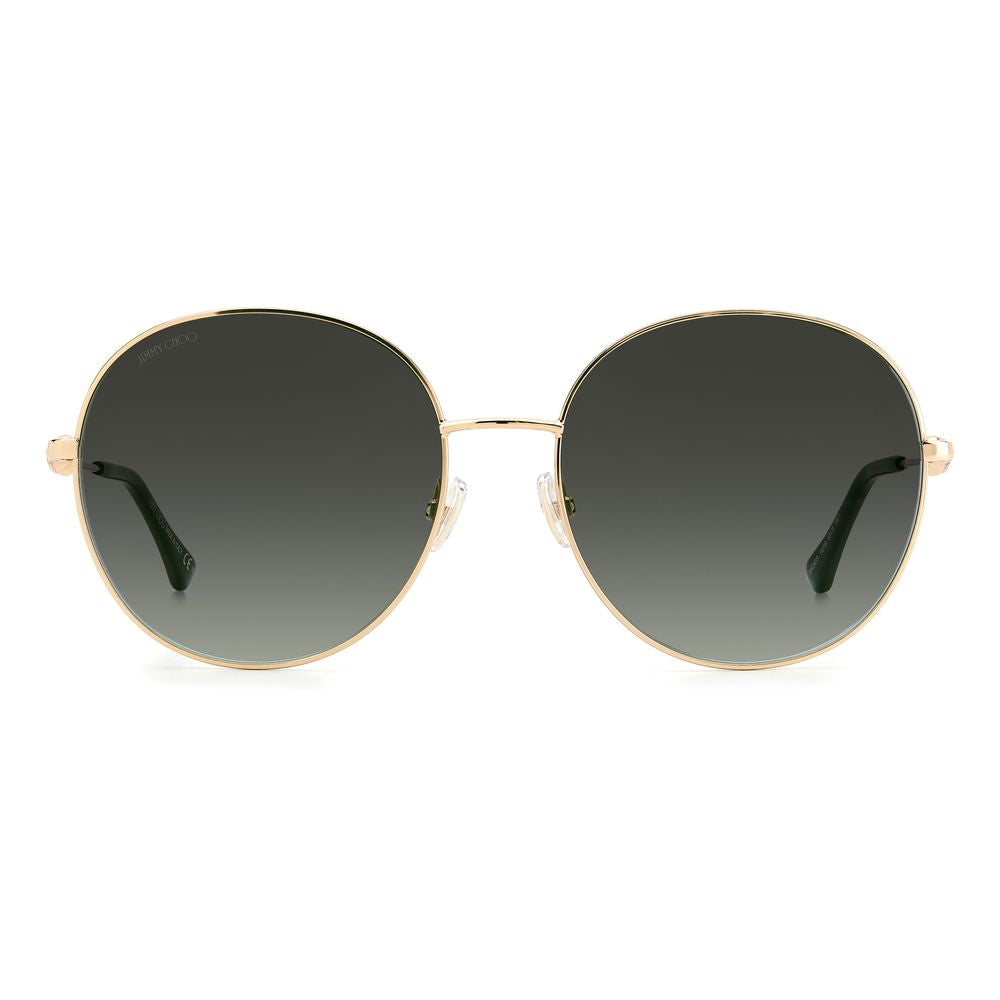 Lunettes de soleil Jimmy Choo en acier inoxydable bicolore