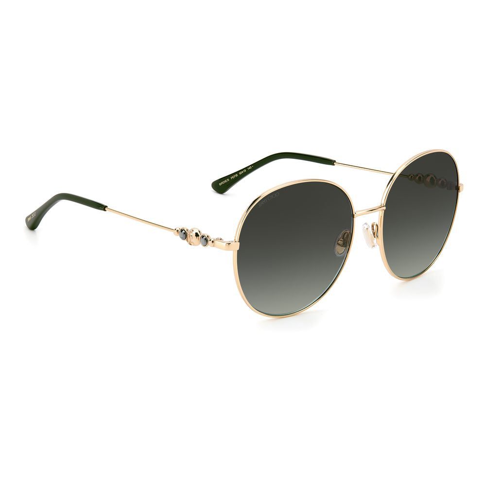 Lunettes de soleil Jimmy Choo en acier inoxydable bicolore