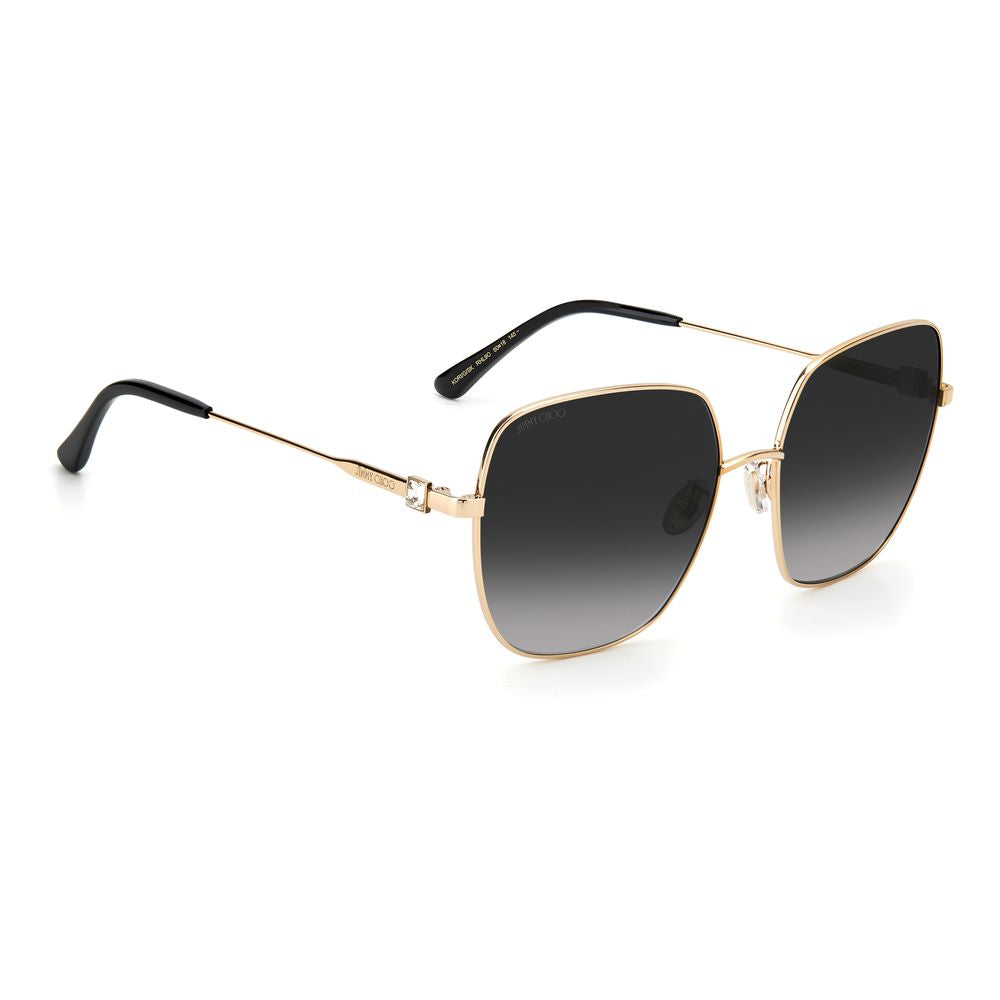 Lunettes de soleil Jimmy Choo en métal bicolore