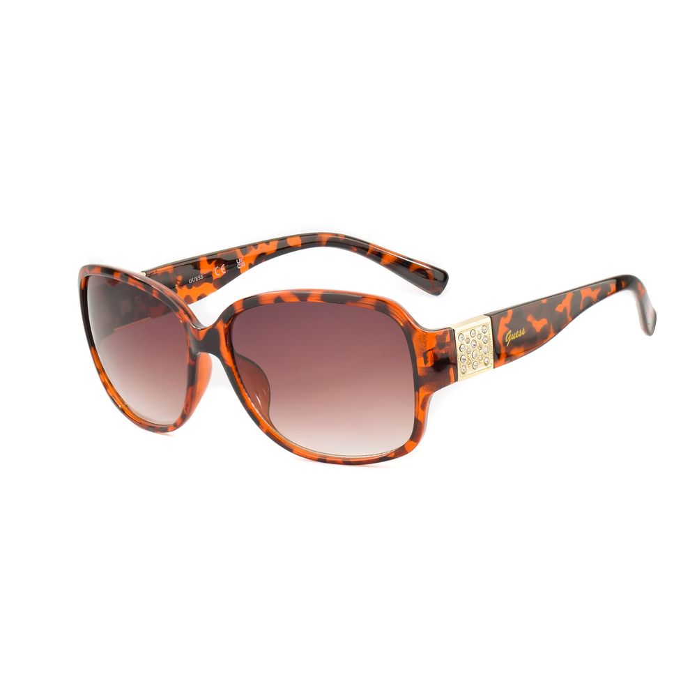 Lunettes de soleil Guess en résine marron