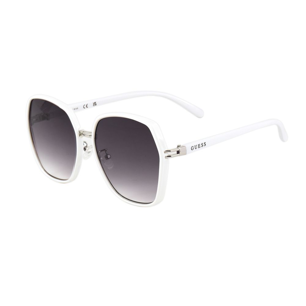 Lunettes de soleil Guess en métal blanc