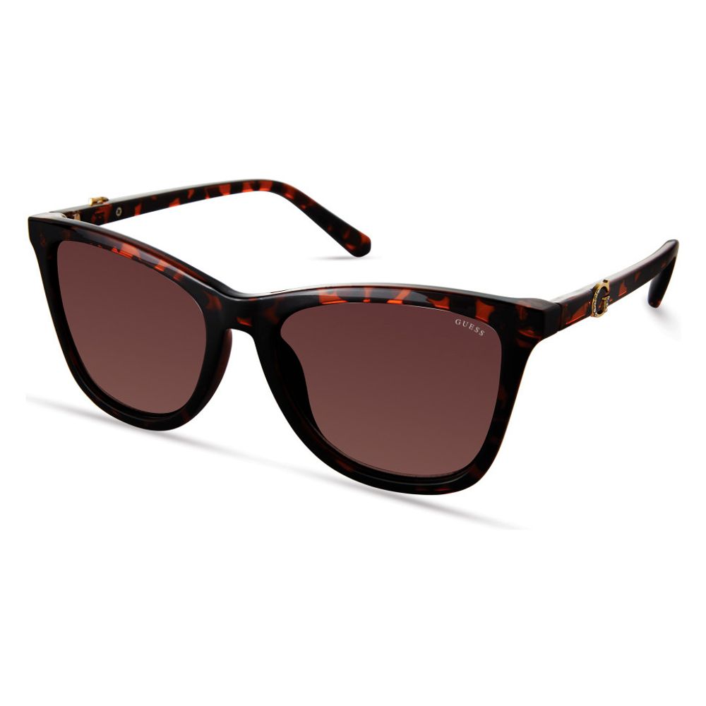 Lunettes de soleil Guess en résine marron