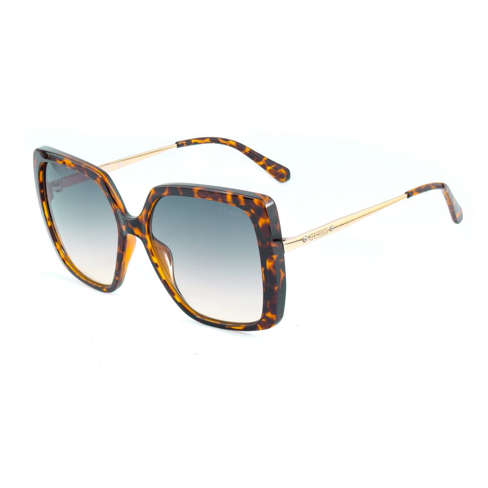 Lunettes de soleil Guess en métal marron
