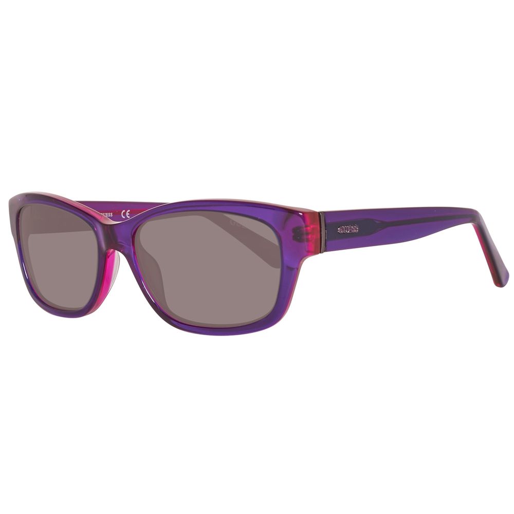 Lunettes de soleil en plastique violet Guess