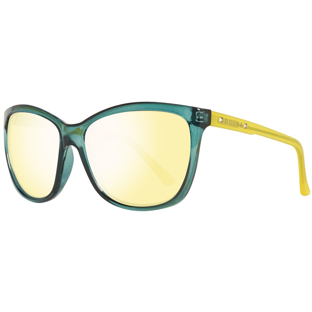 Lunettes de soleil Guess en plastique vert