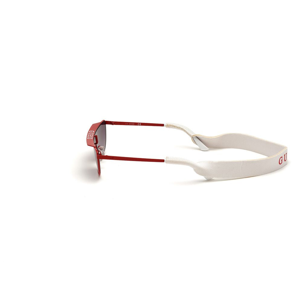 Lunettes de soleil Guess en métal rouge