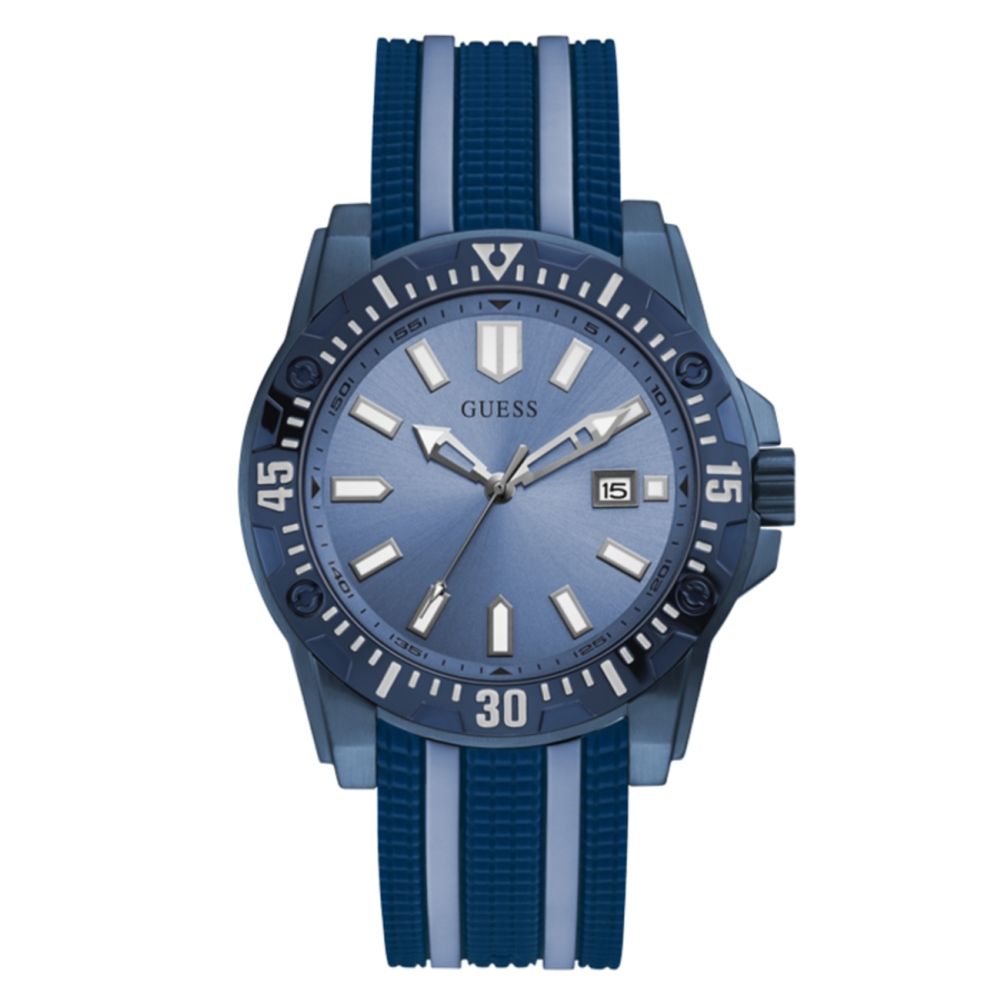 Montre synthétique Guess Blue