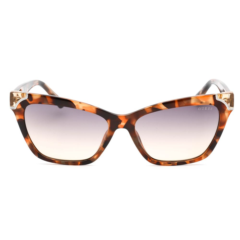Lunettes de soleil Guess en résine marron