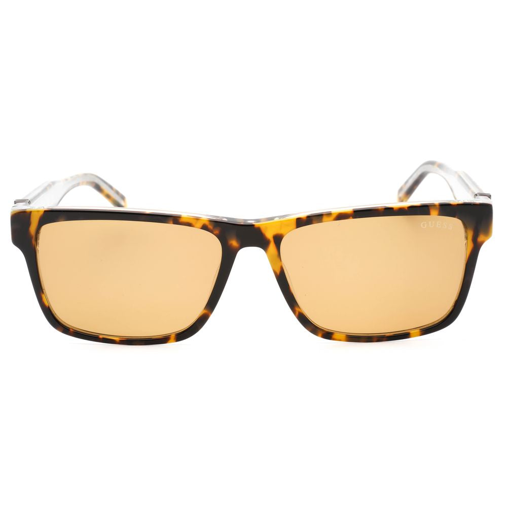 Lunettes de soleil Guess en résine marron