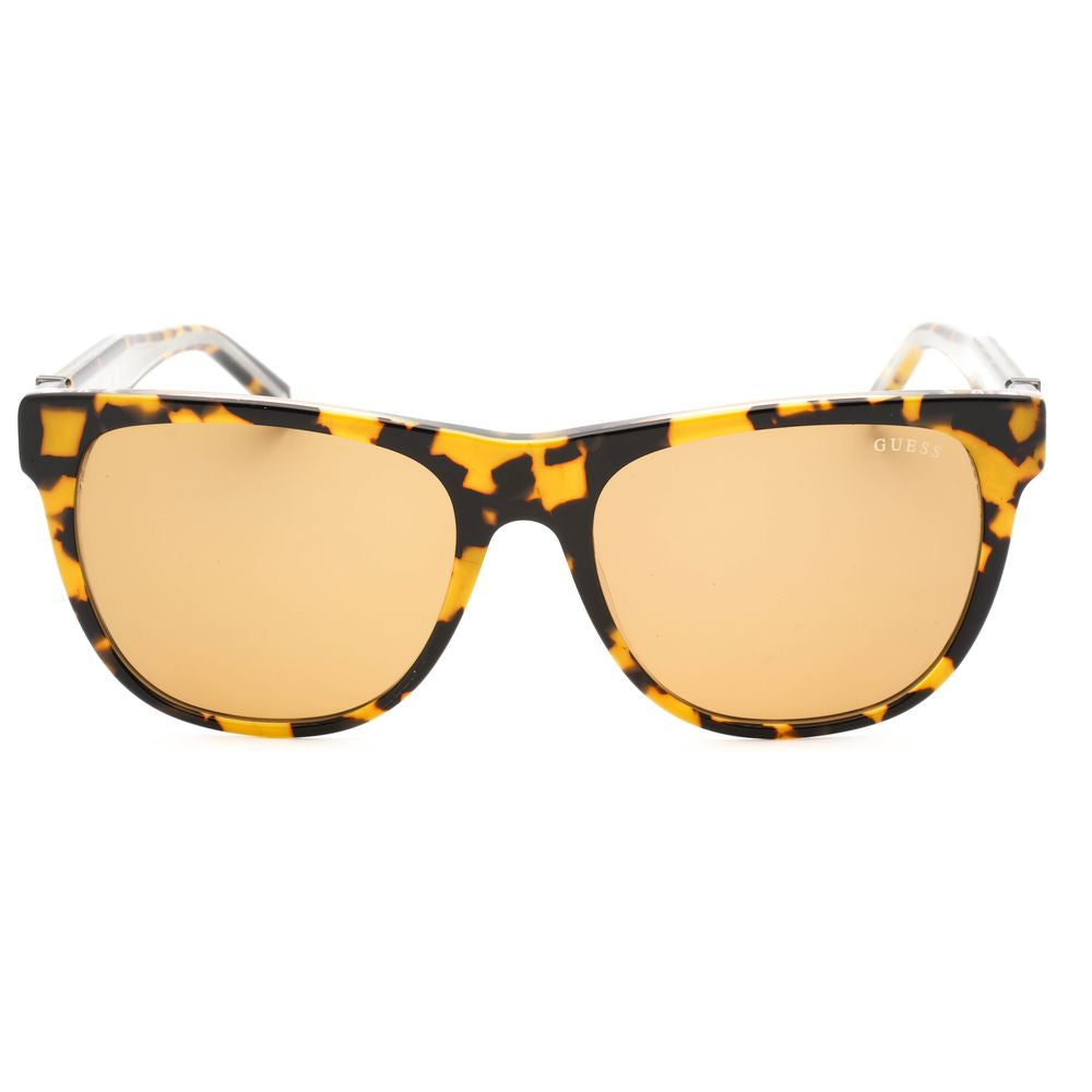 Lunettes de soleil Guess en résine marron
