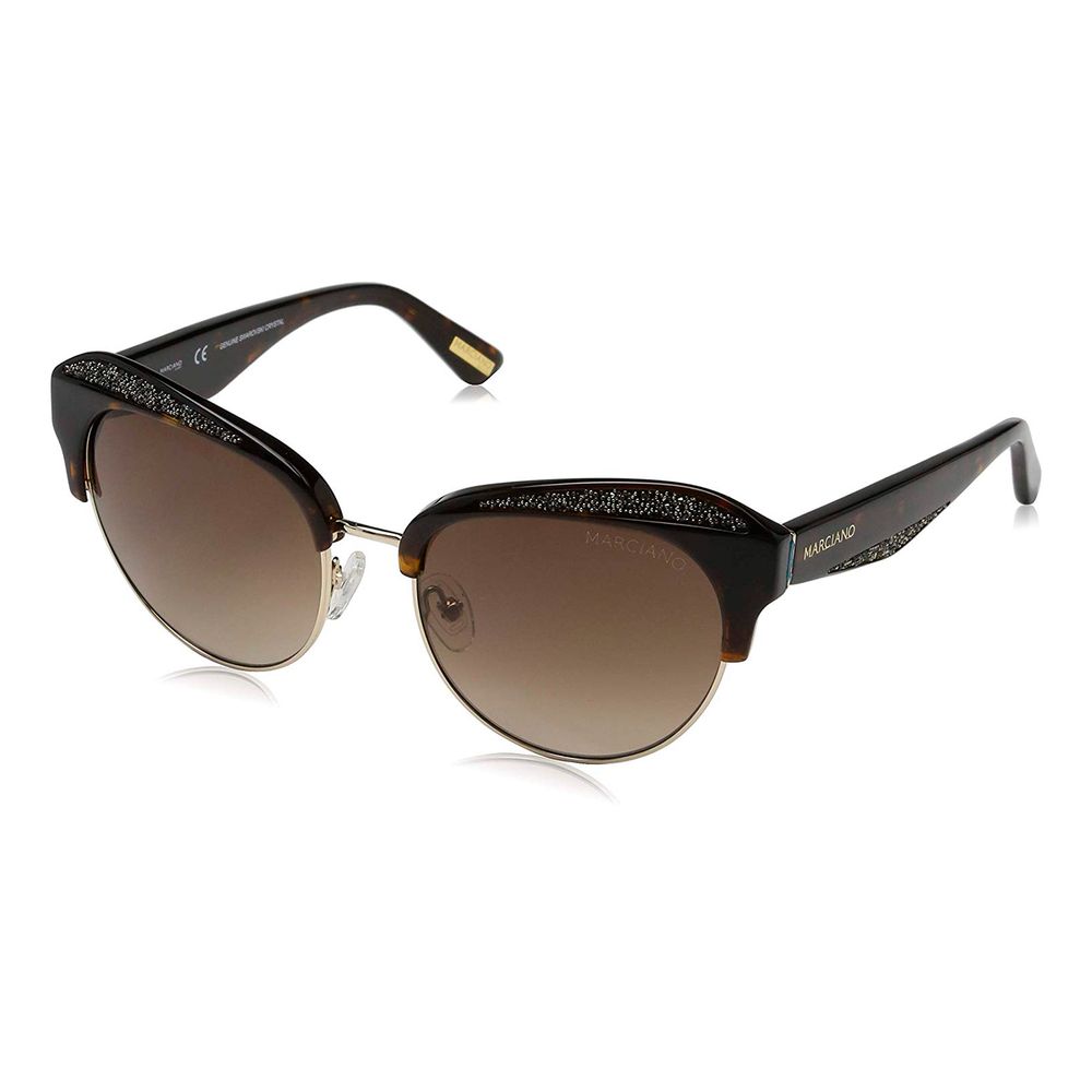 Lunettes de soleil Marciano by Guess en acétate marron