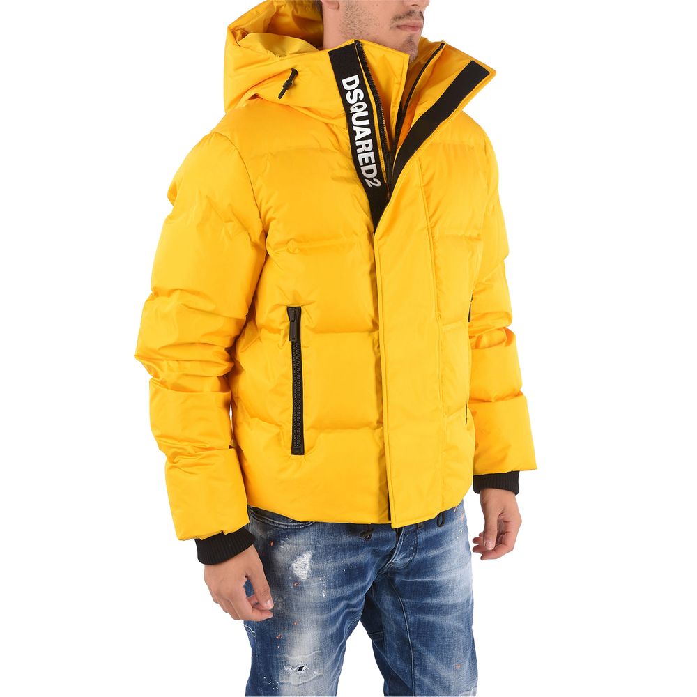 Veste Dsquared² en nylon jaune pour homme
