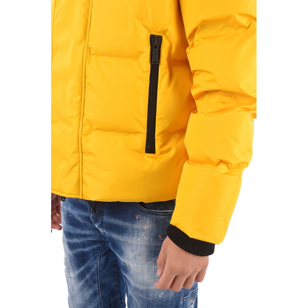 Veste Dsquared² en nylon jaune pour homme