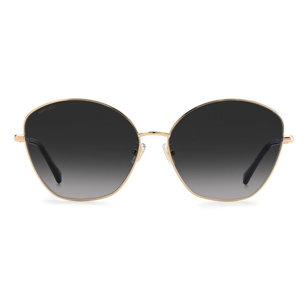 Lunettes de soleil Jimmy Choo en métal doré