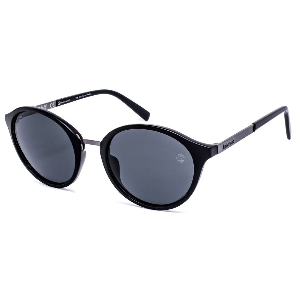 Lunettes de soleil Timberland en plastique noir