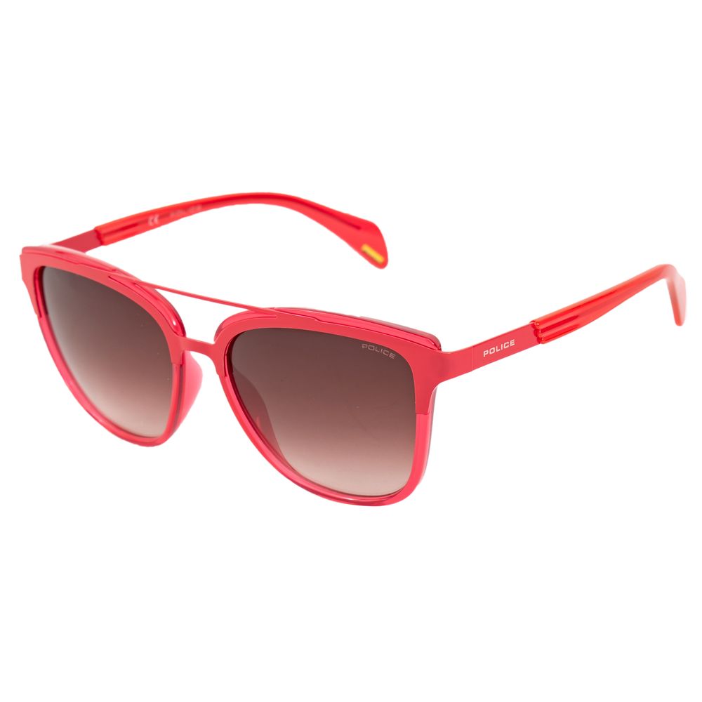Lunettes de soleil en métal orange Police