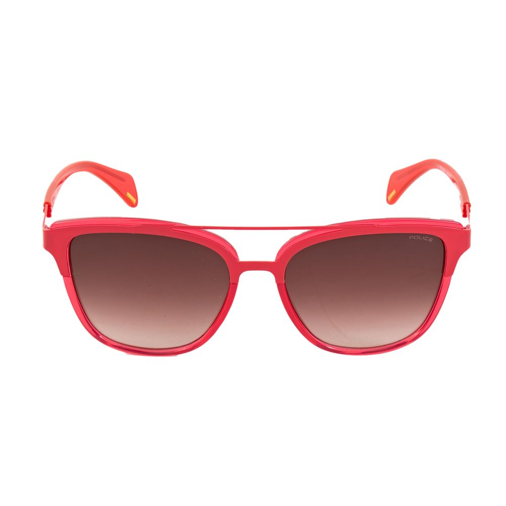 Lunettes de soleil en métal orange Police