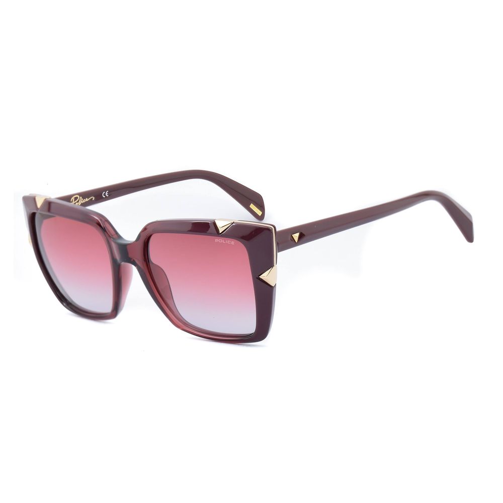 Lunettes de soleil injectées rouges de la police