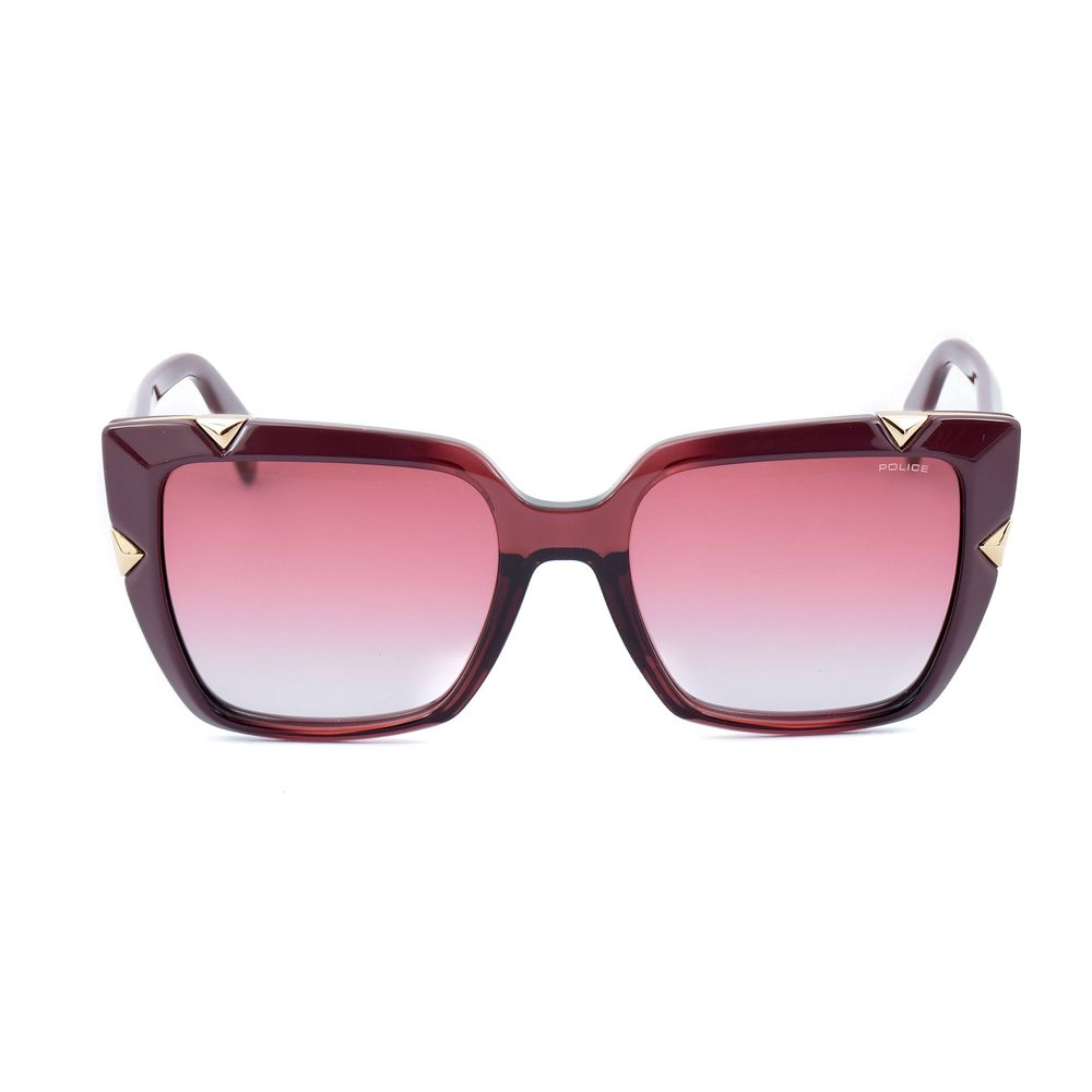 Lunettes de soleil injectées rouges de la police