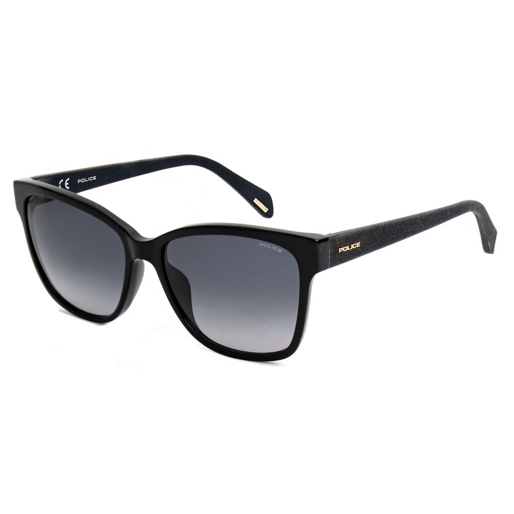 Lunettes de soleil Police en acétate noir