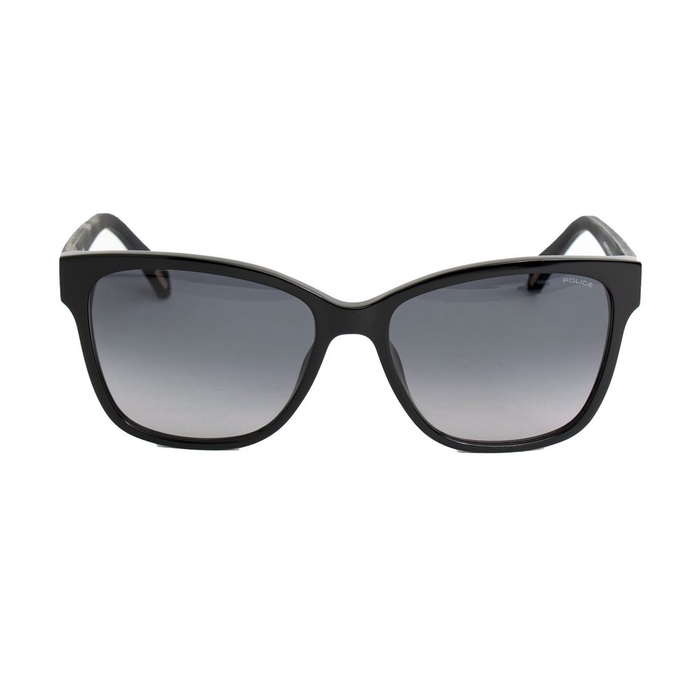 Lunettes de soleil Police en acétate noir