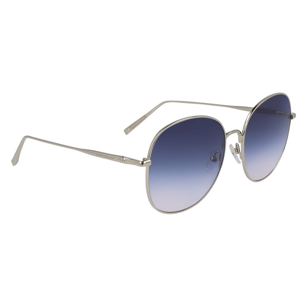 Lunettes de soleil Longchamp en métal doré