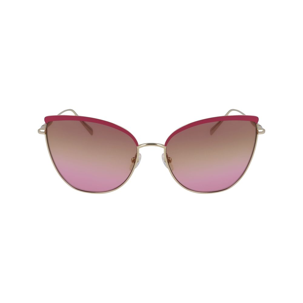Lunettes de soleil Longchamp en métal doré