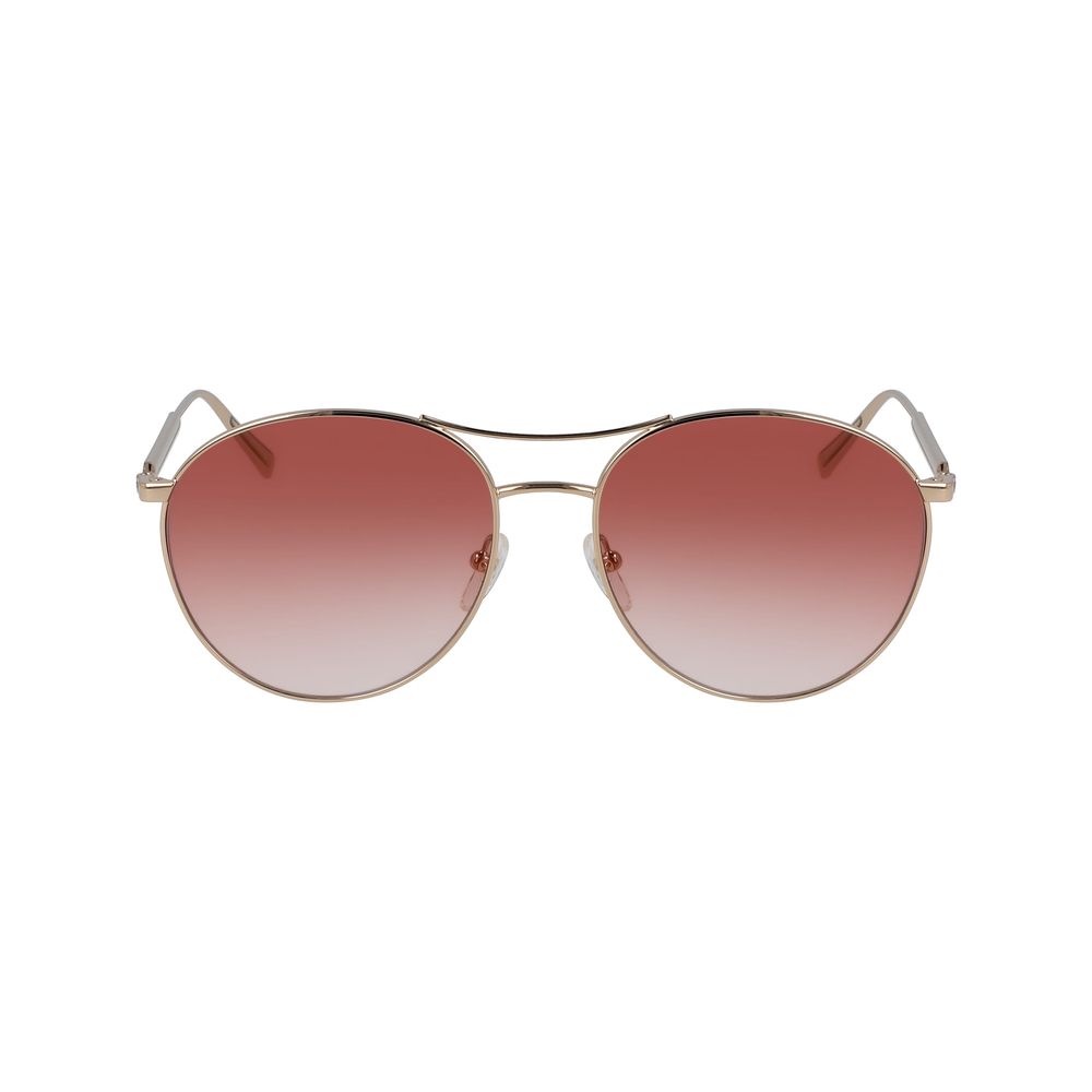 Lunettes de soleil Longchamp en métal doré