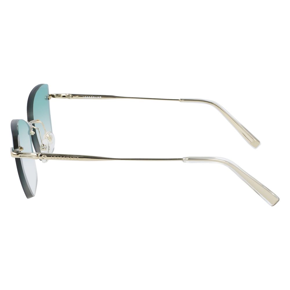 Lunettes de soleil Longchamp en métal doré