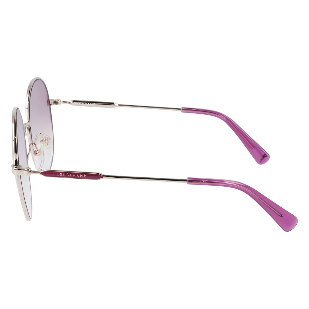 Lunettes de soleil Longchamp en métal doré