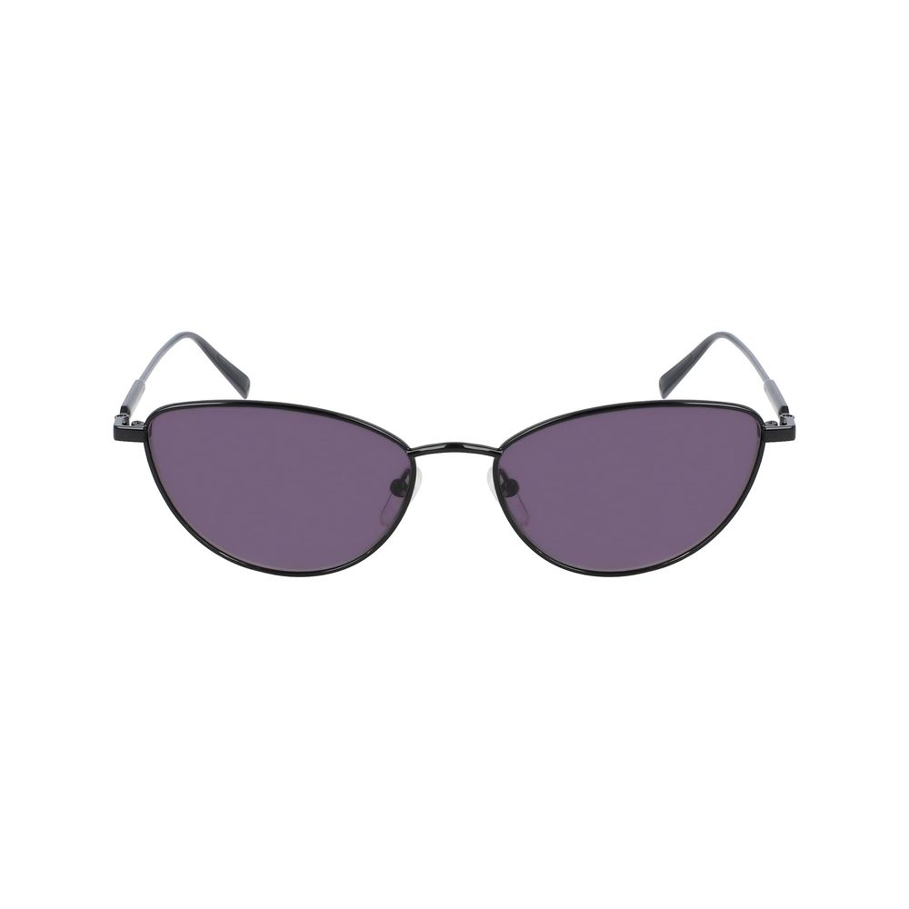 Lunettes de soleil Longchamp en métal noir