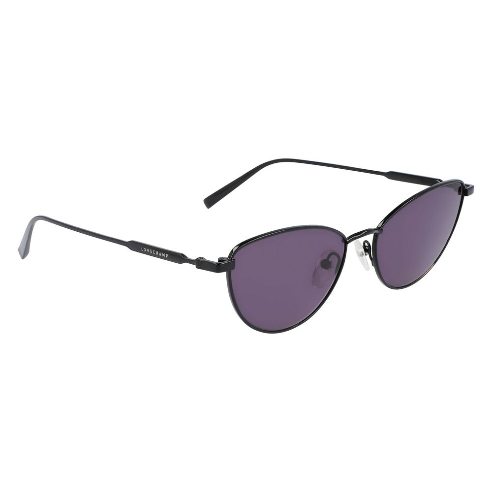 Lunettes de soleil Longchamp en métal noir