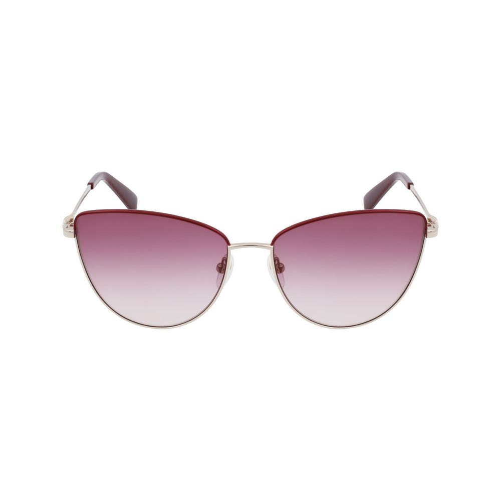 Lunettes de soleil Longchamp en métal doré