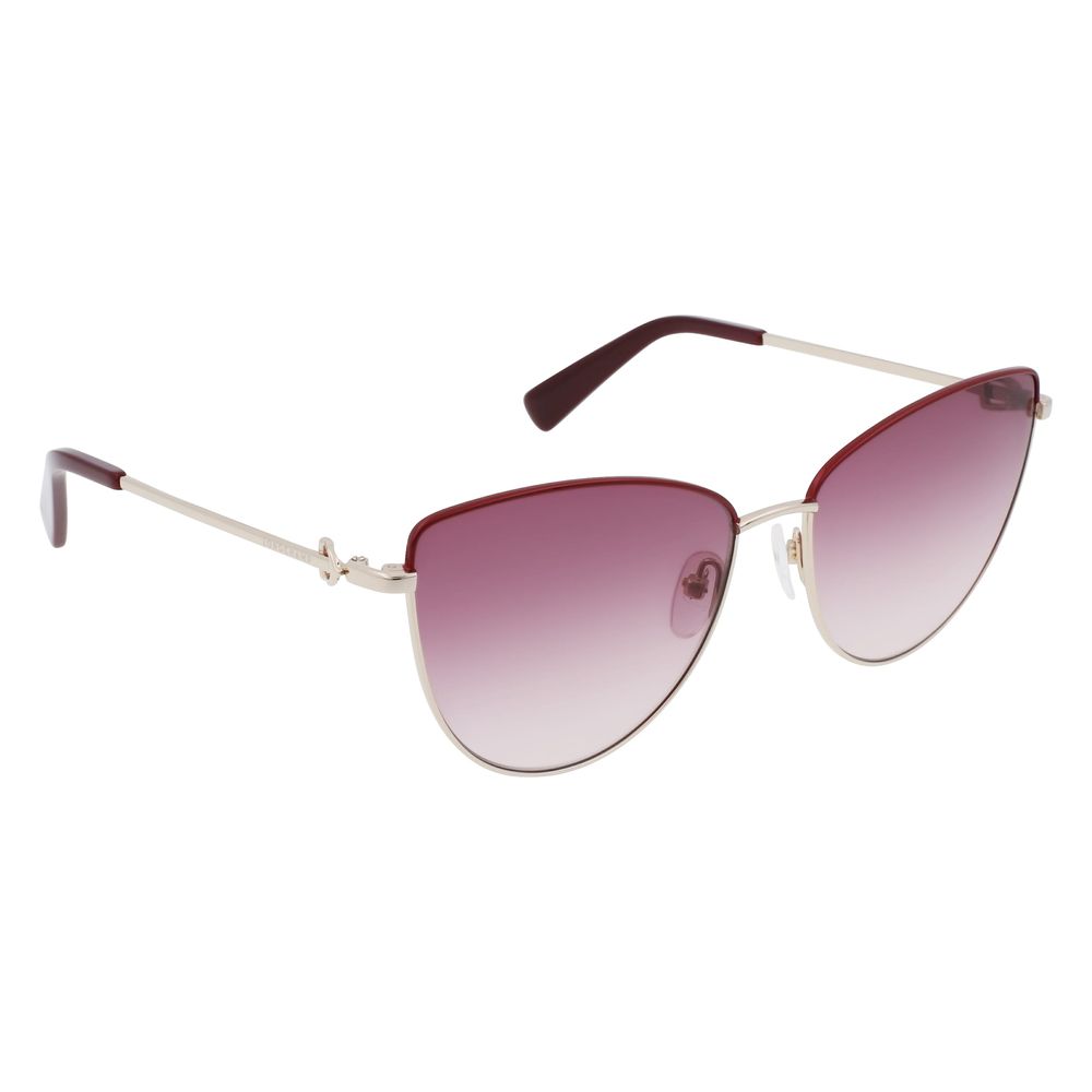 Lunettes de soleil Longchamp en métal doré